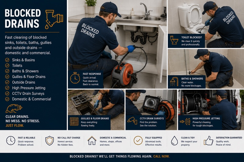 Blocked Drains in Golders Green NW11